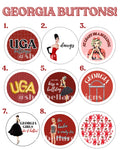 University of Georgia Buttons!