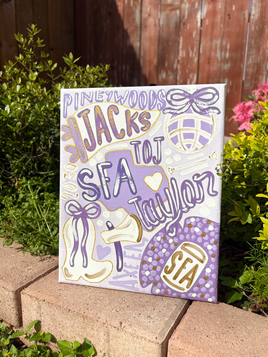 8x10in College Canvas!