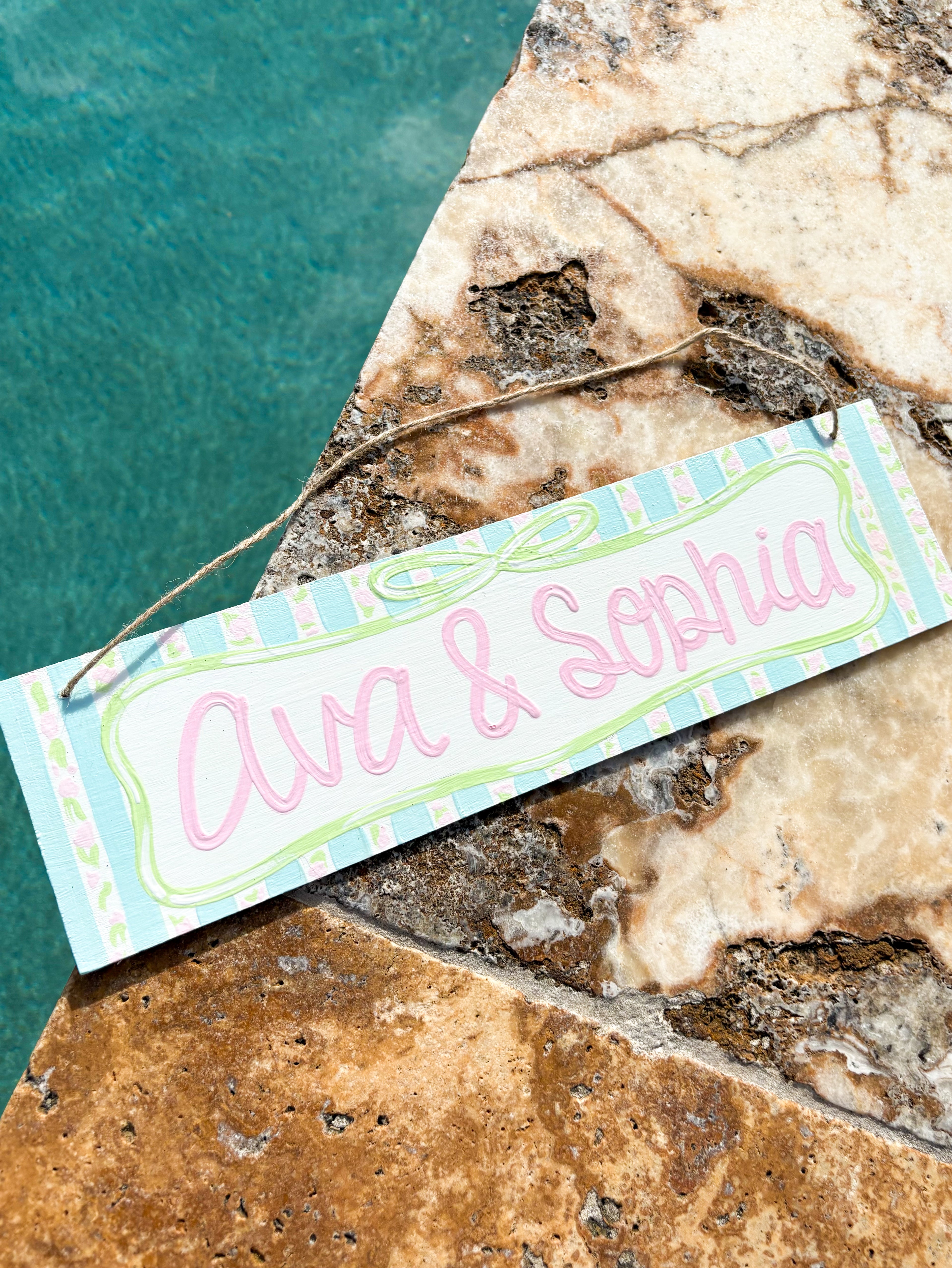 Rectangle Door Sign!