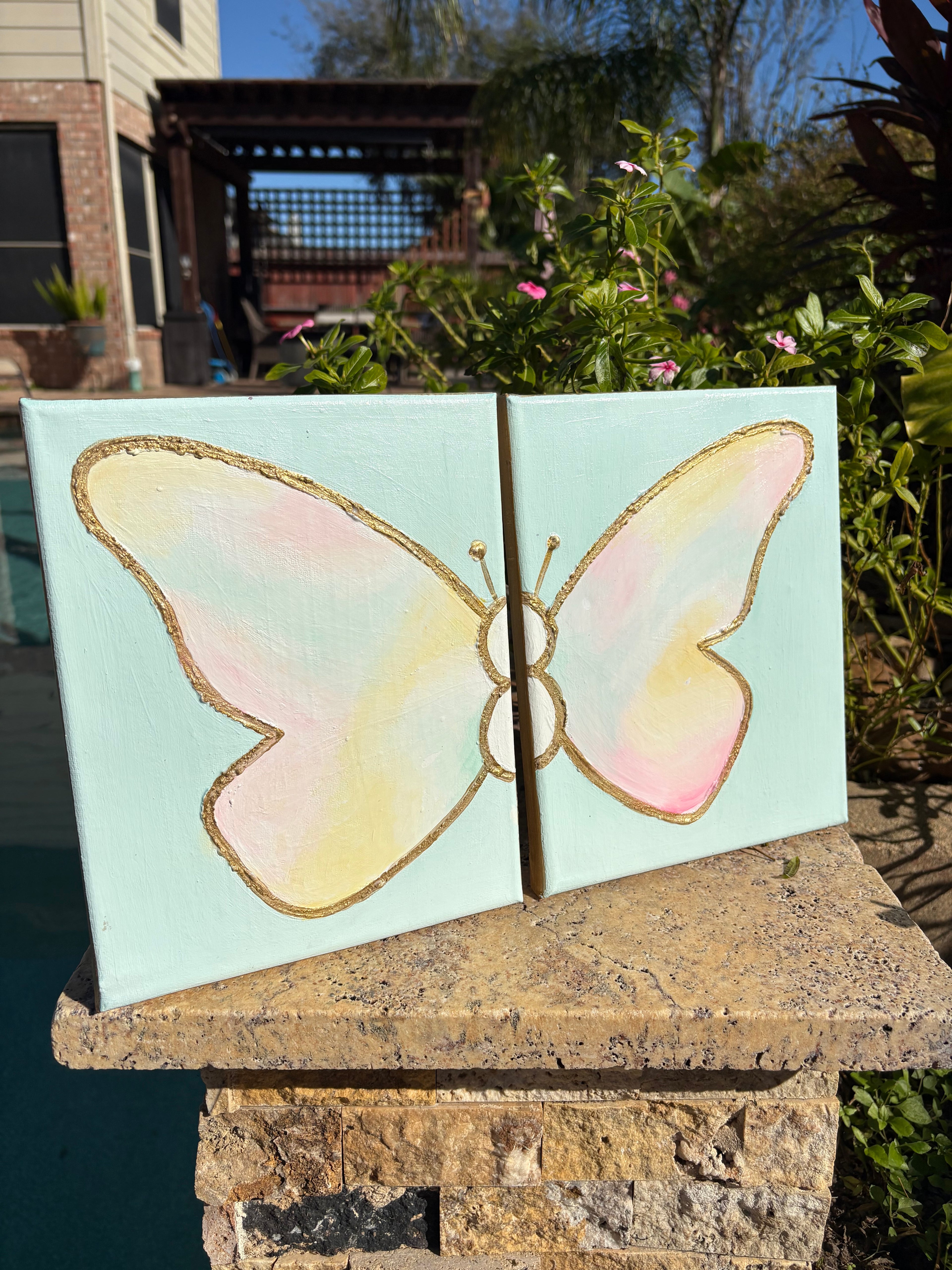 Original Butterfly Canvas Set