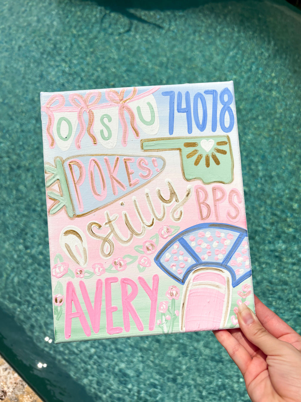 8x10in College Canvas!