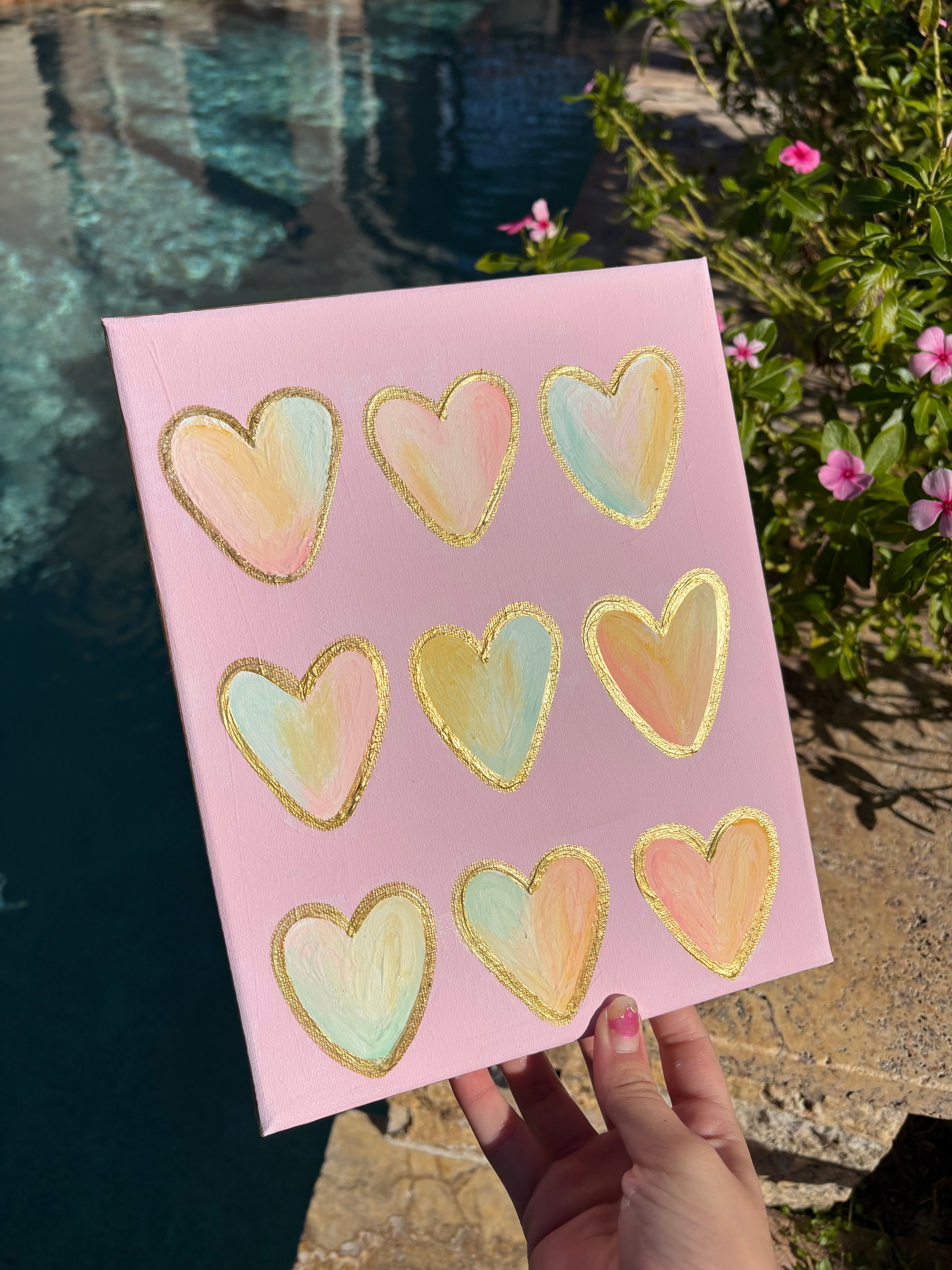 Original Hearts Canvas