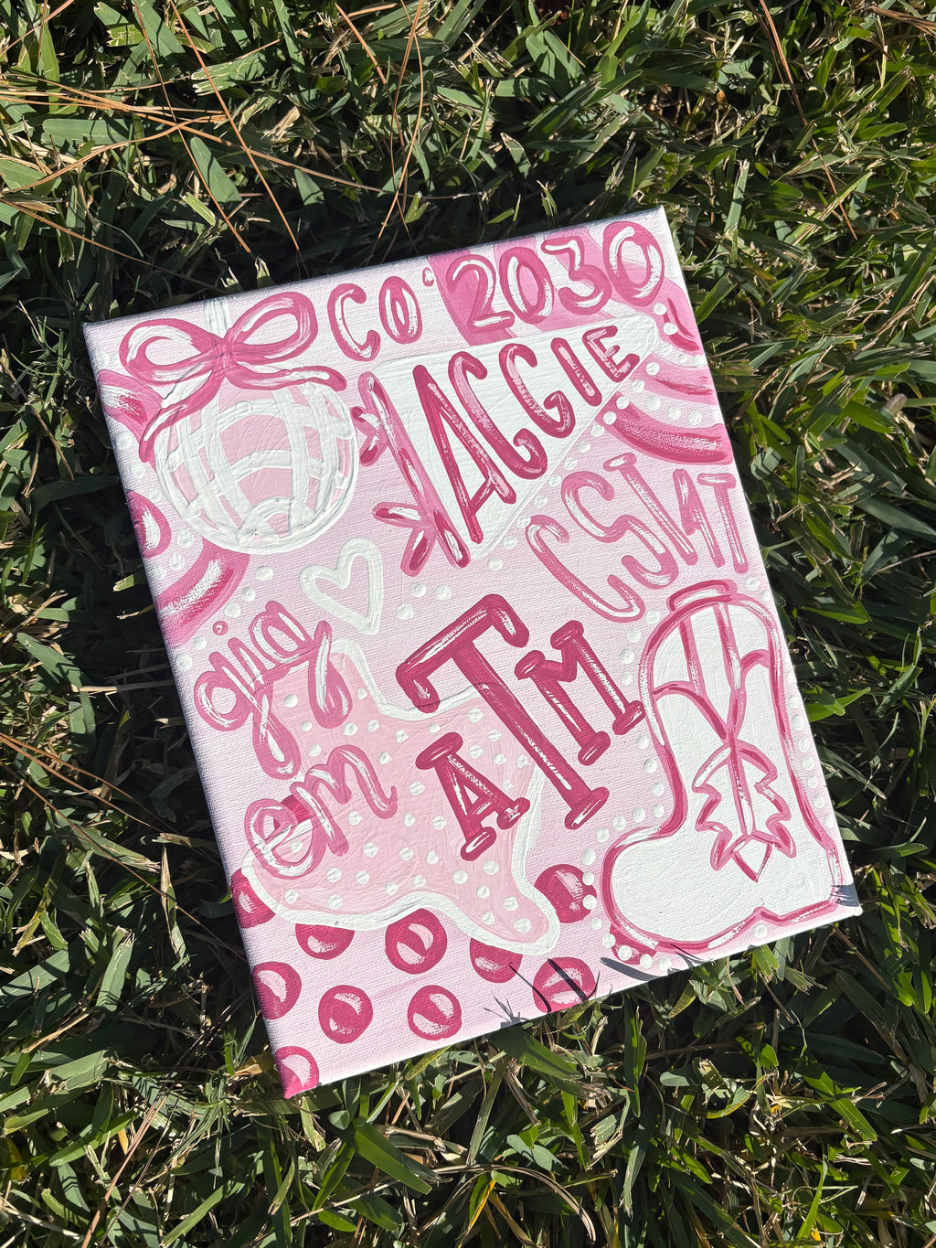 8x10in College Canvas!