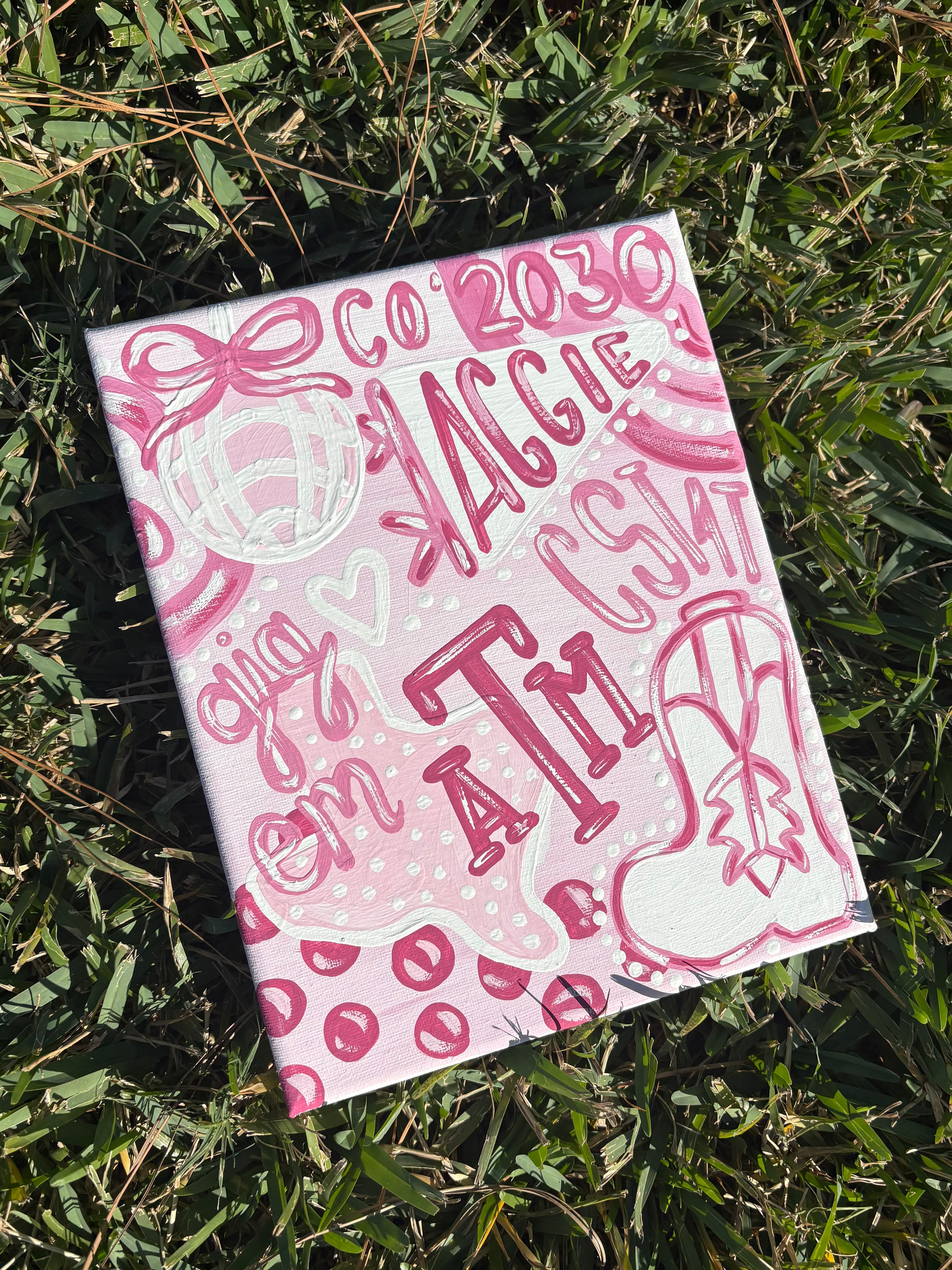 8x10in College Canvas!