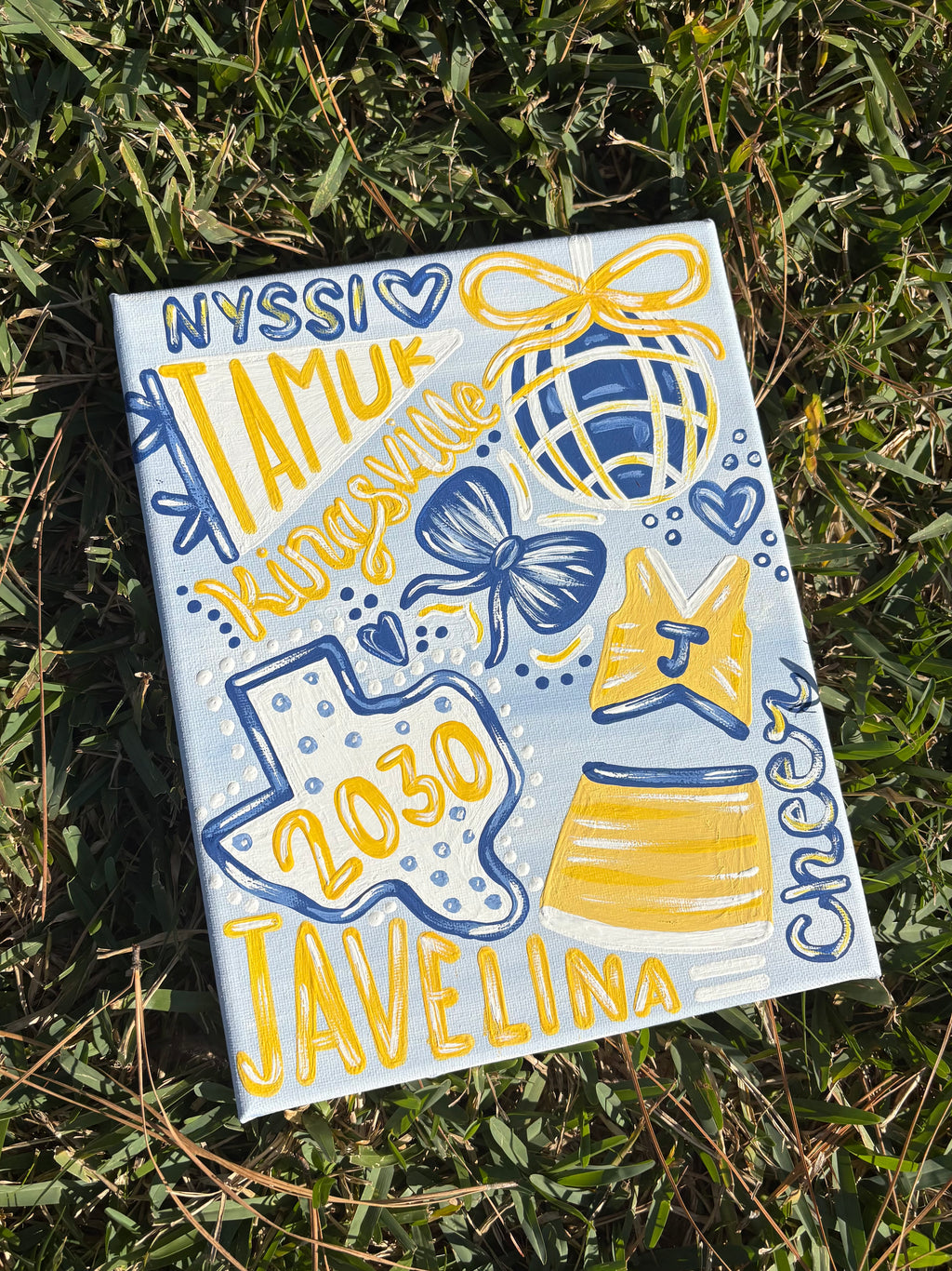 8x10in College Canvas!
