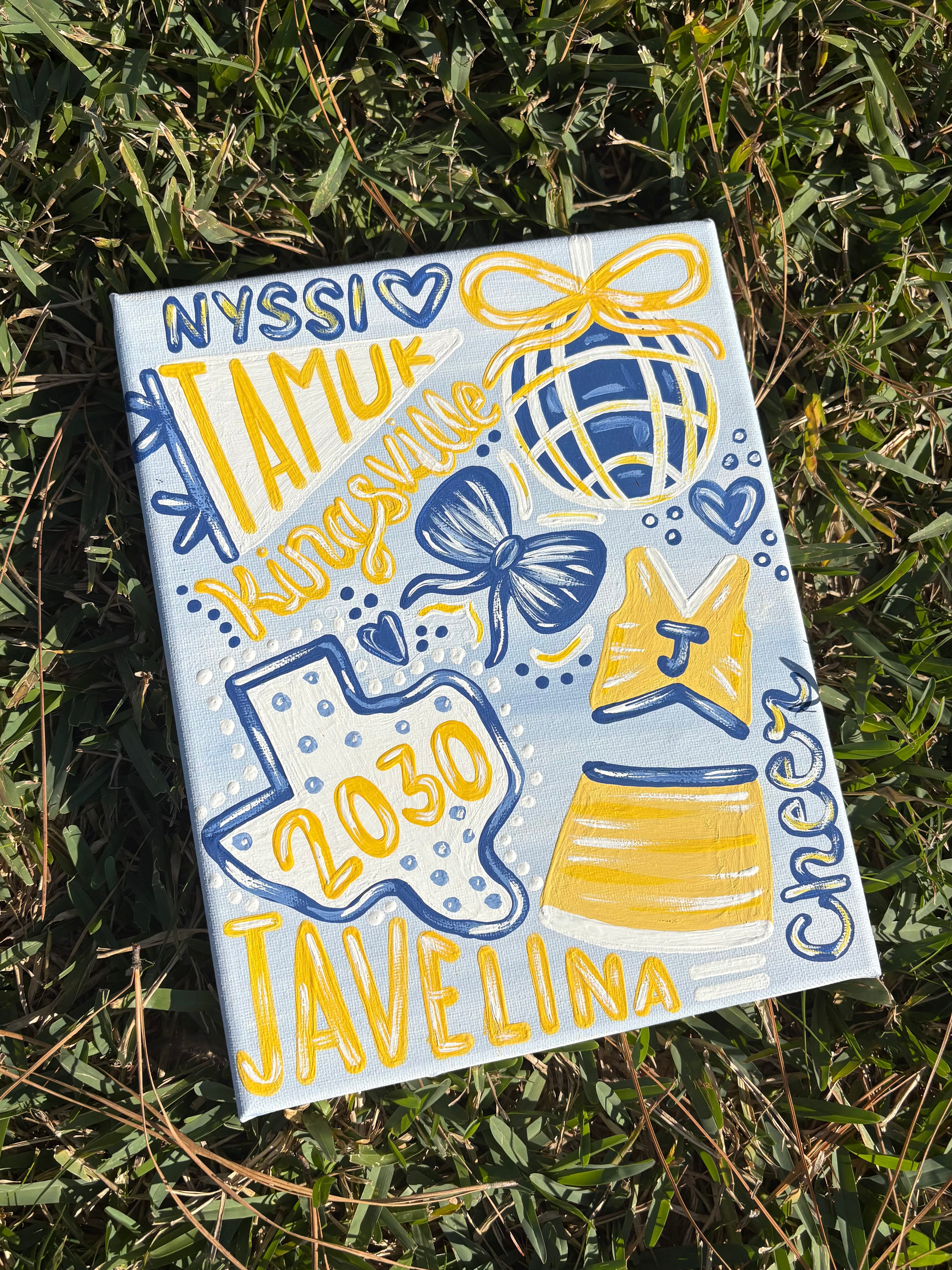 8x10in College Canvas!