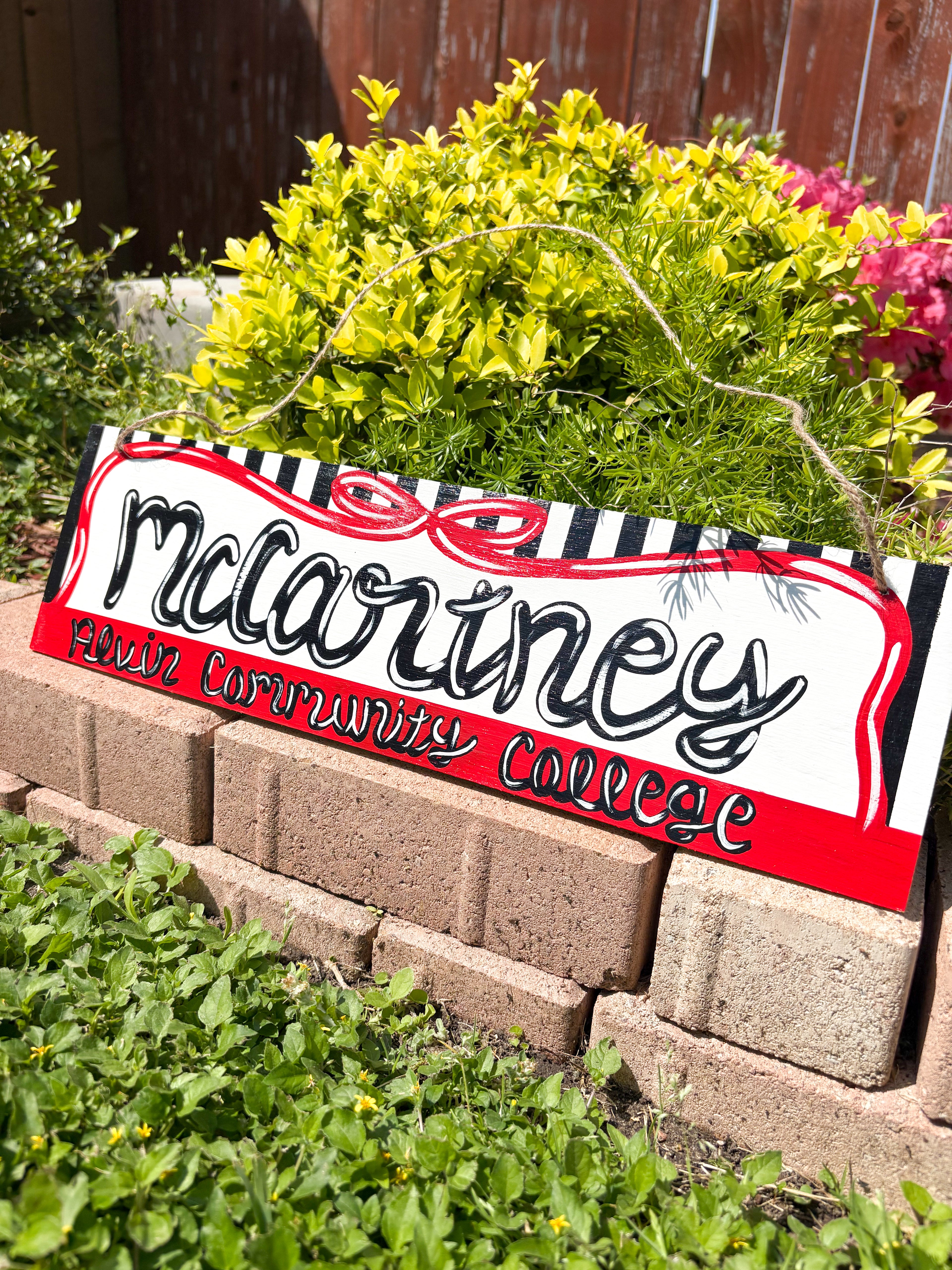 Rectangle Door Sign!