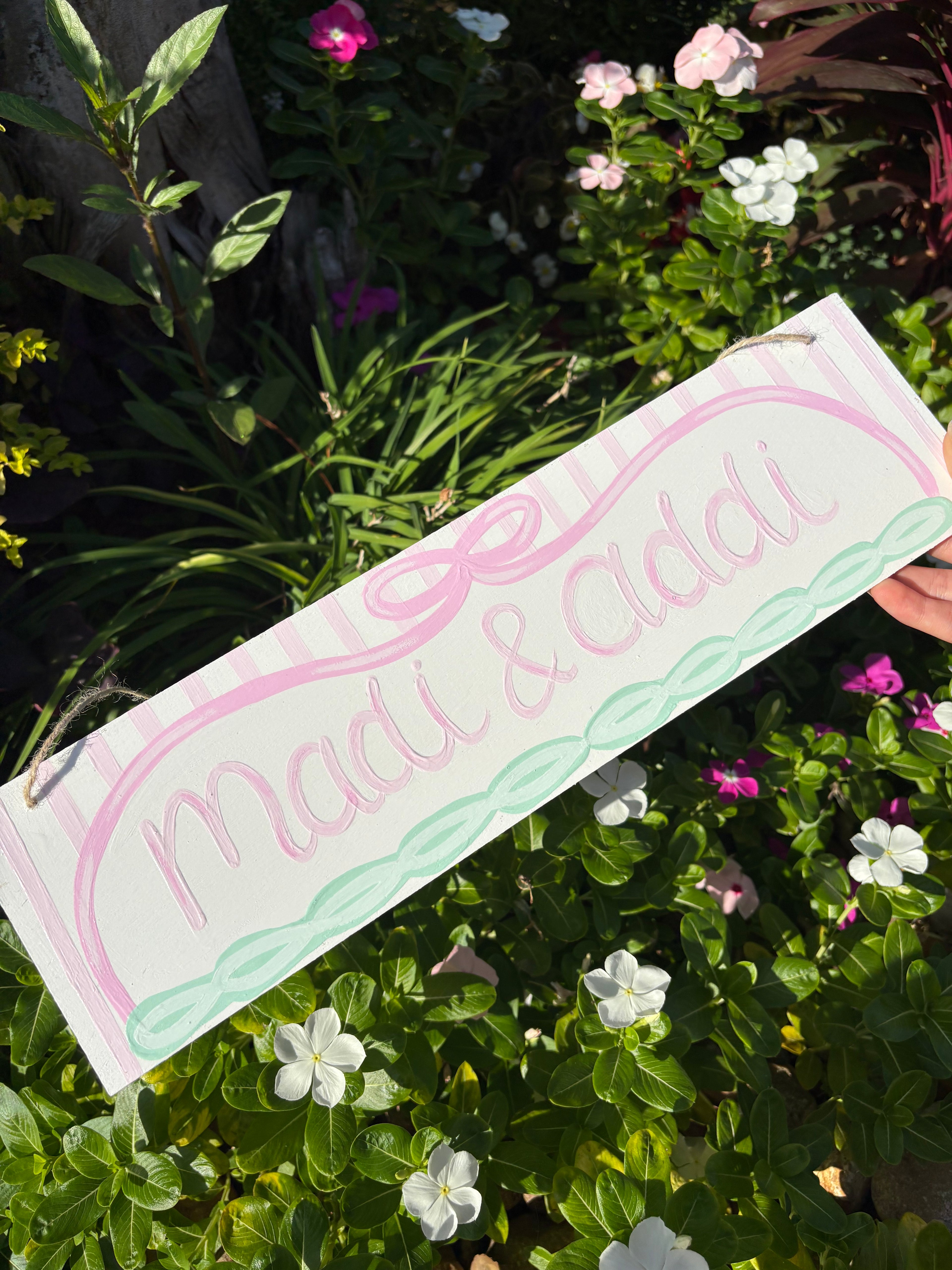 Rectangle Door Sign!