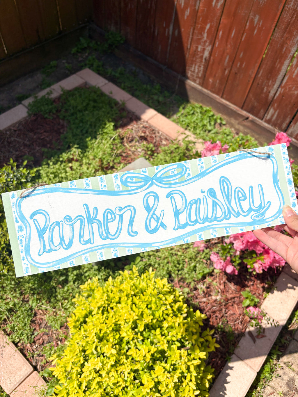 Rectangle Door Sign!