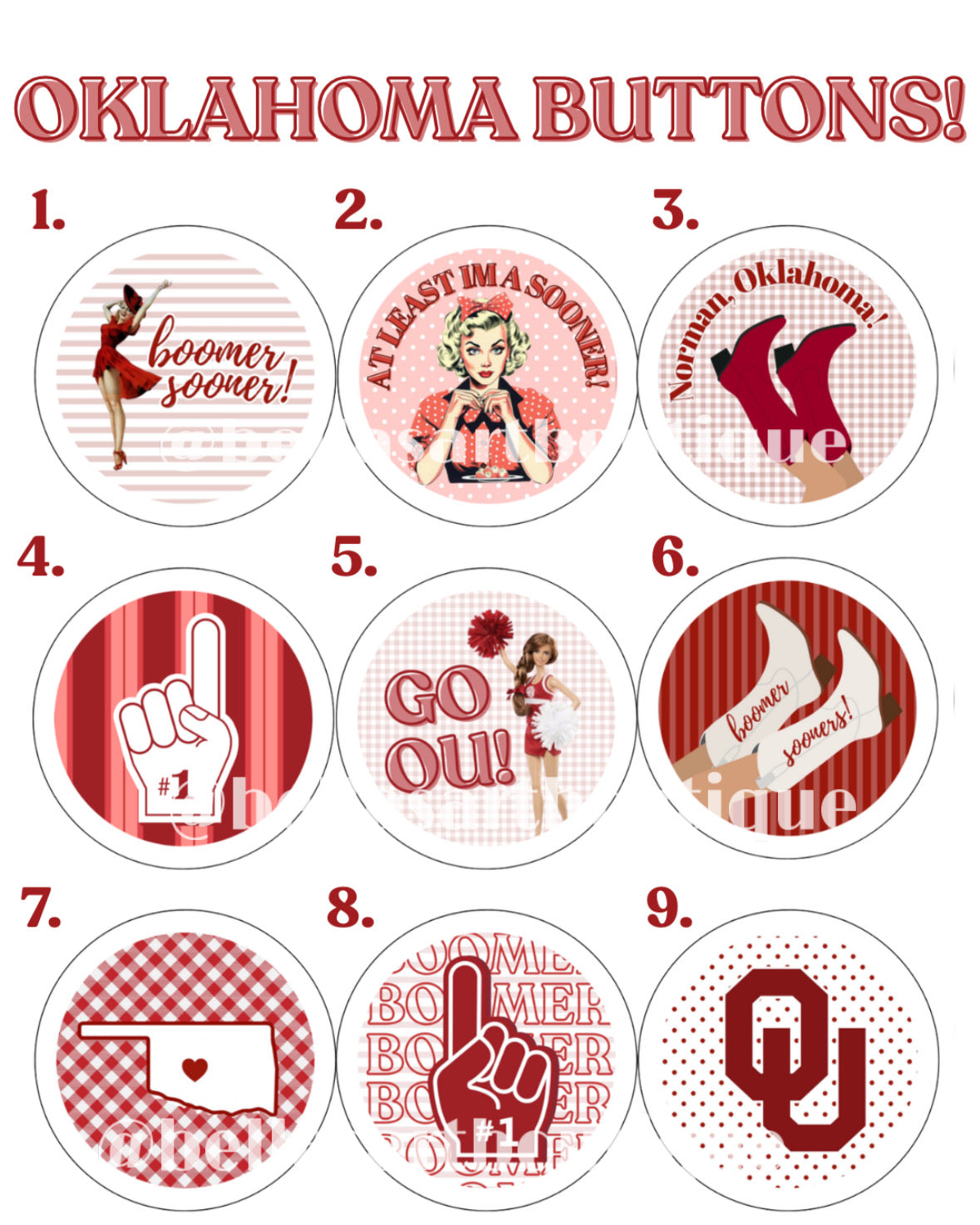 Oklahoma Buttons!