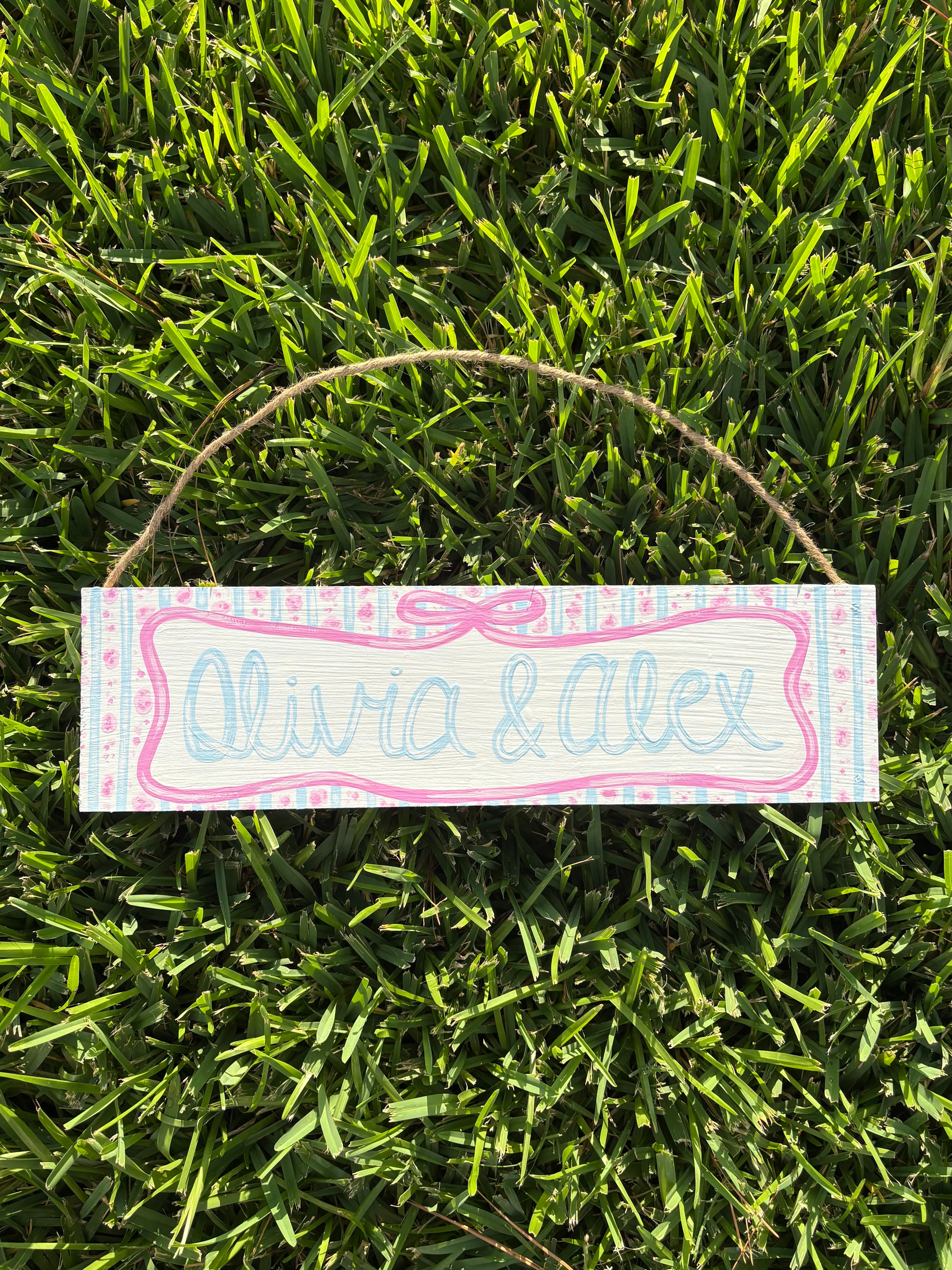 Rectangle Door Sign!