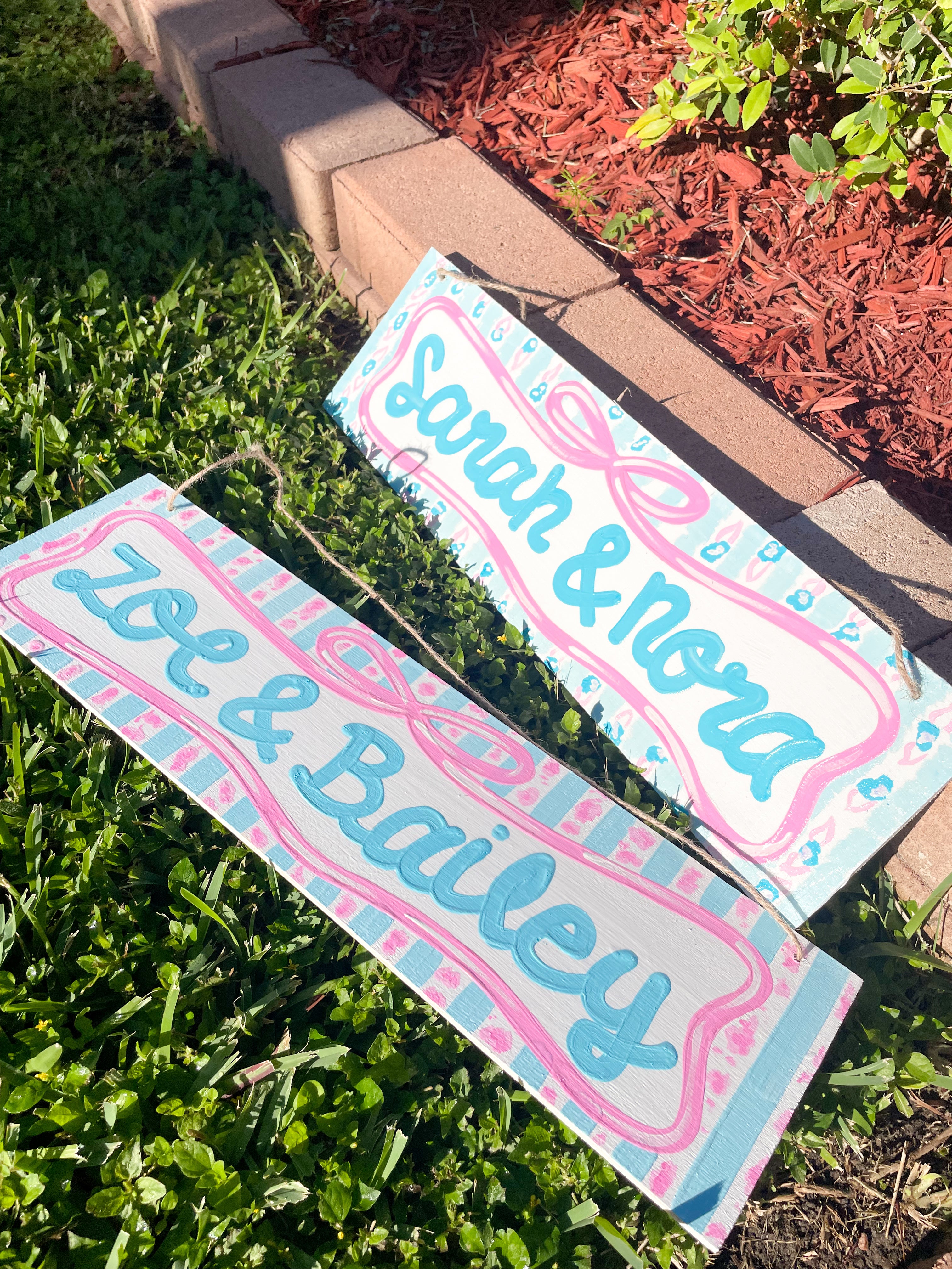 Rectangle Door Sign!