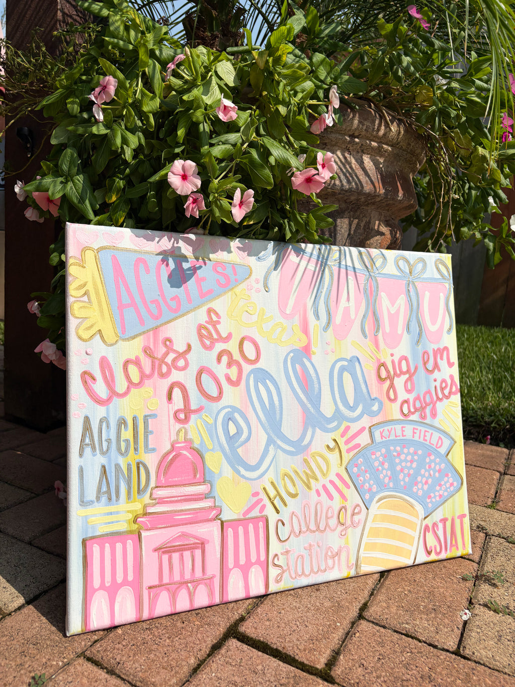 16x20in College Canvas!