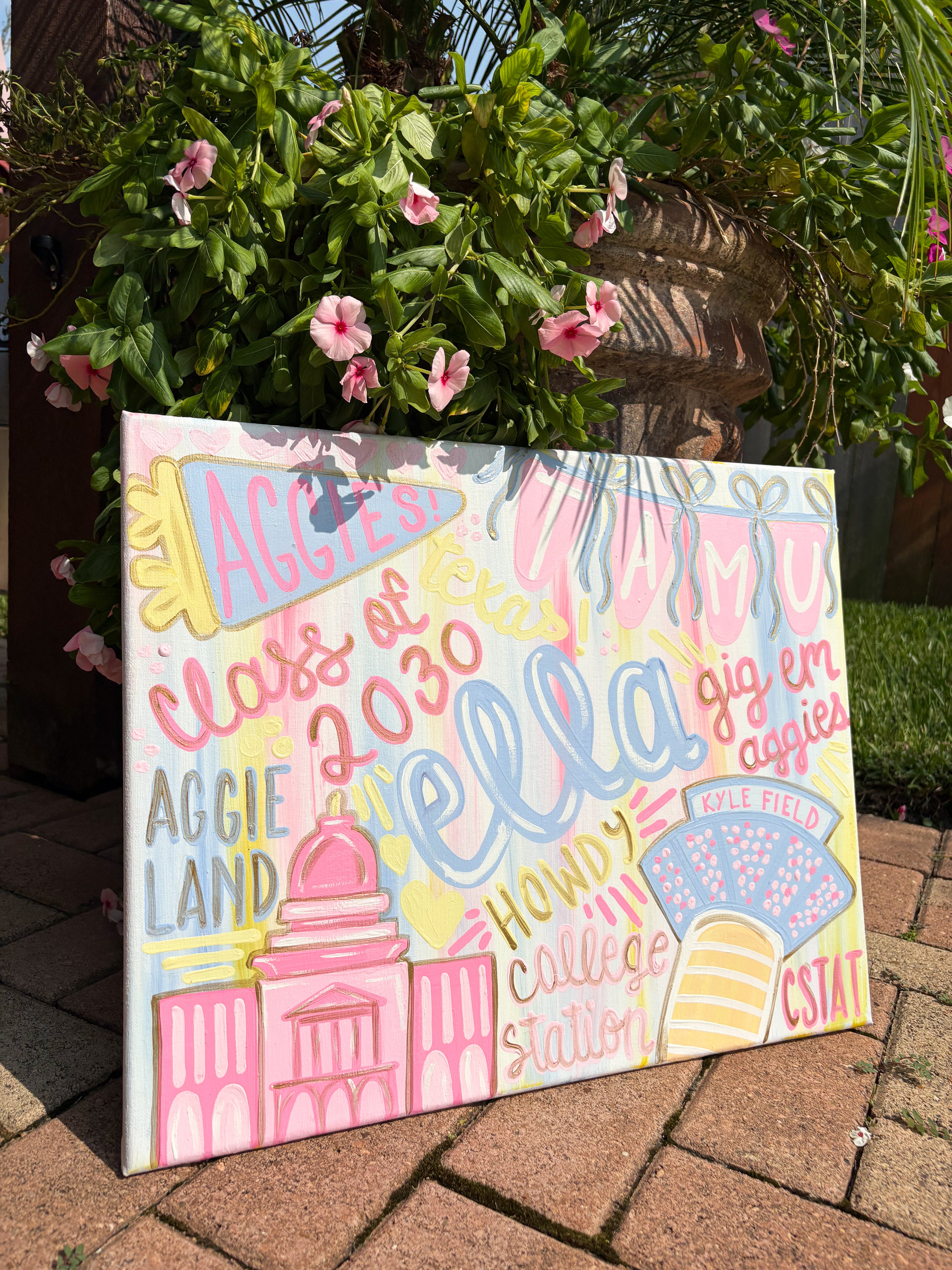 16x20in College Canvas!
